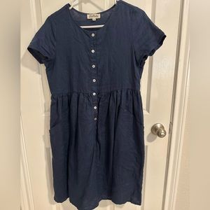 Listicle medium dress with pockets